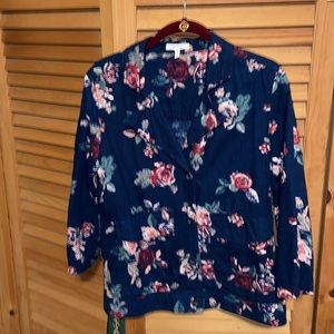 MAURICES FLORAL JACKET XS